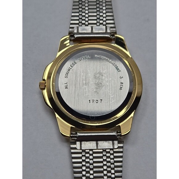 Vintage Le Mann Swiss Quartz Black Hills Gold Watch 12K Gold Leaves New Battery - Picture 9 of 10